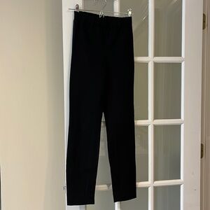 COS cotton blend black legging pants